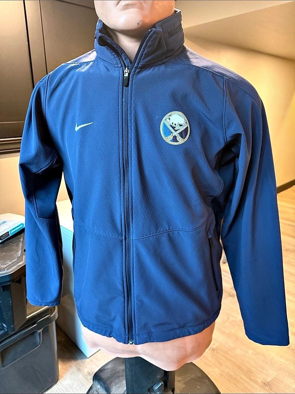 Nike Men's Therma-FIT Jacket Blue XL Buffalo Sabres